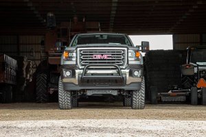 GMC Sierra 2500 HD Suspension Lift Kit - Rough Country - 5 Inch NTD M1 - Hammer Black - '11-'19